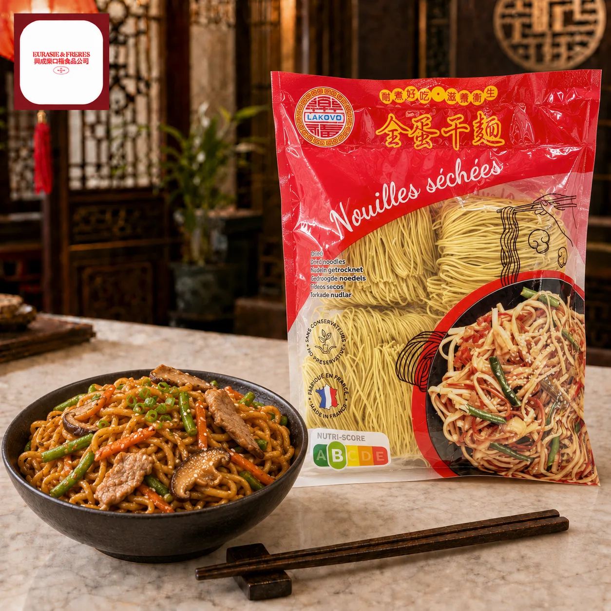 Dried noodle pack