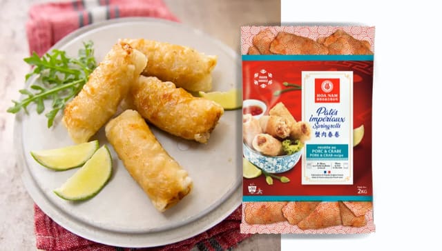 Hoa Nam Pâtés Impériaux / Springrolls / Chả Giò (Rezeptur mit Schweinefleisch & Krabbe).