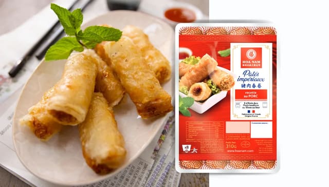 Hoa Nam Pâtés Impériaux Recette au Porc (Springrolls / Chả Giò / Frühlingsrollen mit Schweinefleisch).
