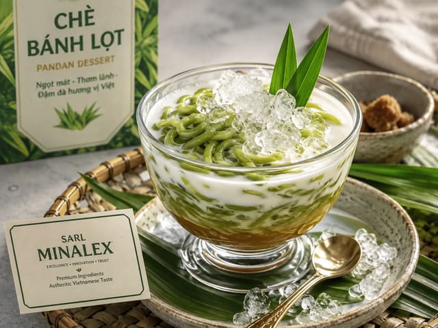 SARL Minalex Bánh Lọt (Vietnamese Pandan Dessert Nudles)