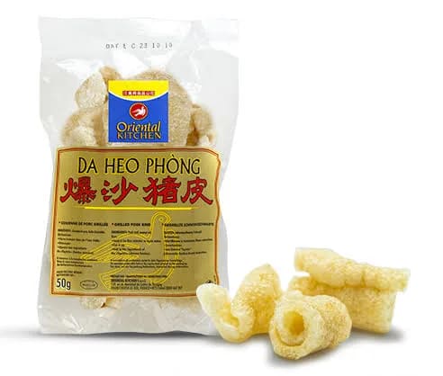 Da Heo Phong (Grilled Pork Rind / Puffed Pork Rind / 爆沙豬皮)