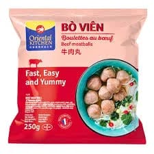 Bò Viên (Beef Meatballs / Boulettes de bœuf)