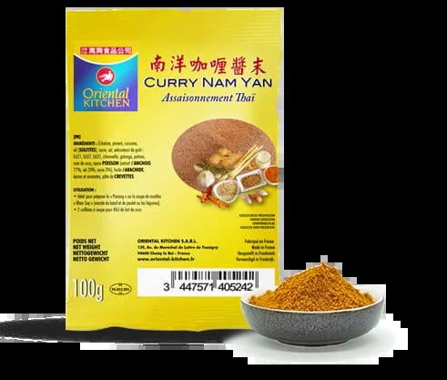 Namyan Yellow Curry Powder (Nam Yan Curry / Singapore Curry / Bột Cà Rê Vàng)