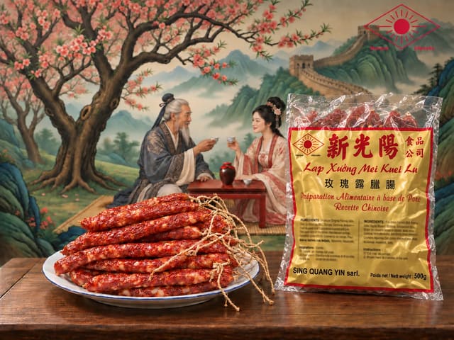 DAIBASBRANDTOKEN Mei Kuei Lu Chinese Sausage – 500 g
