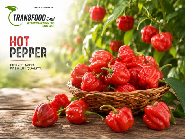 Hot Pepper (Fresh African Habaneros / Scotch Bonnet / Ata Rodo / African Pepper)