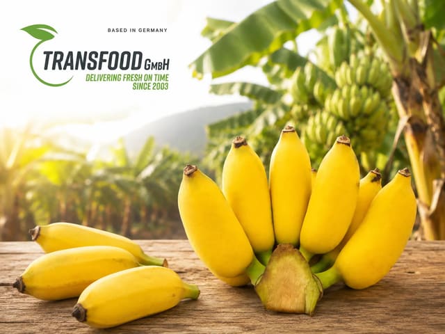 Thai Banana (Fresh Thai Banana / Small Perennial Banana / Nam Wa / Kluai Nam Wa)