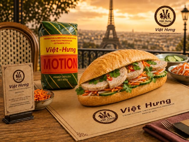 Viet Hung Giò Khuyến Mãi (Viet Hung Promotion Pork Roll / Vietnamese pork mortadella – promotional goods)