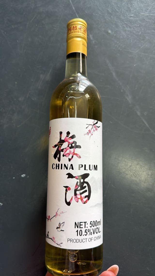 China Plum Wine 500ml 10.5%