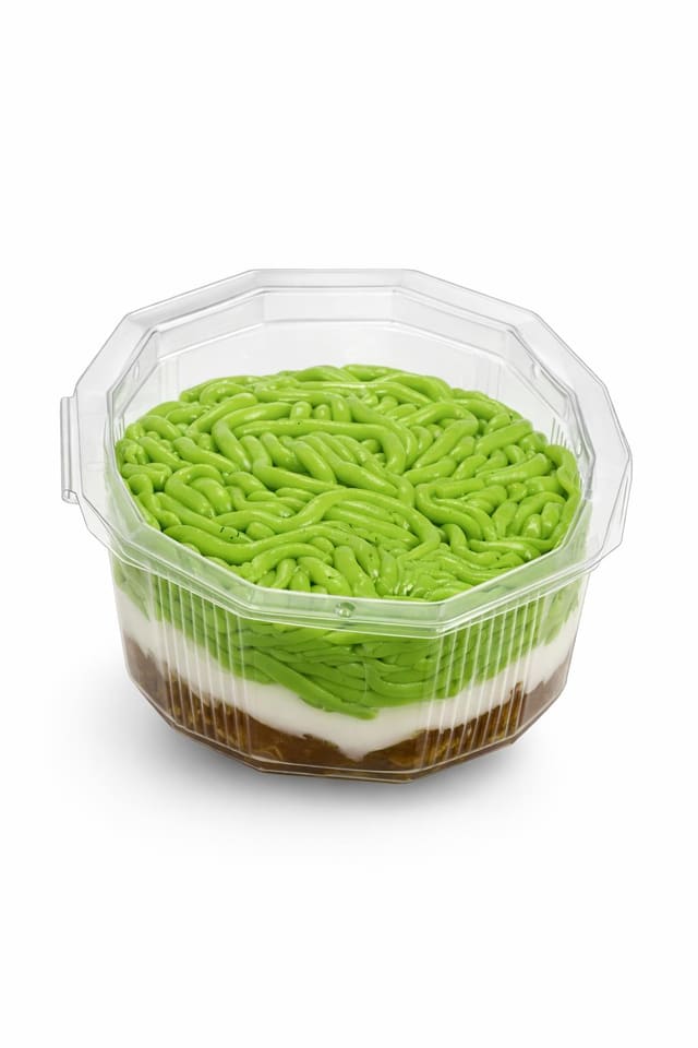 Coconut dessert with jelly