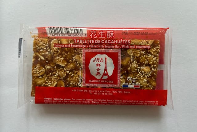 Peanut and sesame bars