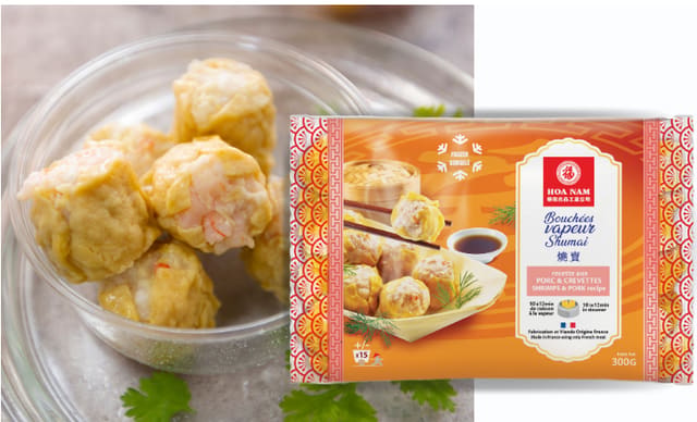 Shumai Steamed Dumplings(Pork, Shrimp and vegetables)